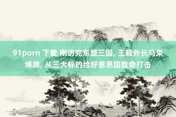 91porn 下载 刚访完东盟三国, 王毅外长马束缚蹄, 从三大标的给好意思国致命打击